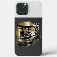 ANIME STYLE GOLDEN DRIFTING CAR