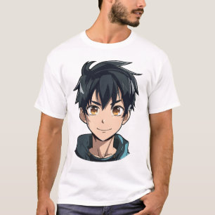 Anime Superpower Delight - Young Man Character T-Shirt