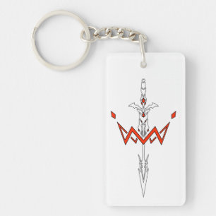 anime, swords, fantasy, aestetic key ring