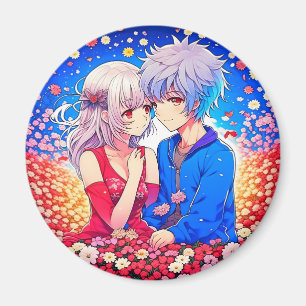 Anime Themed Valentine's Day Party Magnet