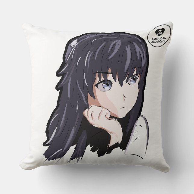 Anime Throw Pillow (Front)