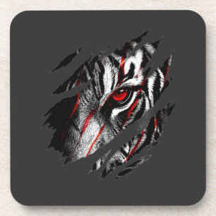 Anime Tiger Eyes Through Scratch Coaster