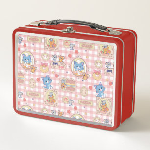 Anime Tom and Jerry Bakery Pattern Metal Lunch Box