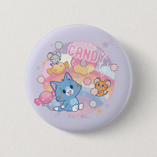 Anime Tom and Jerry Candy Party 6 Cm Round Badge