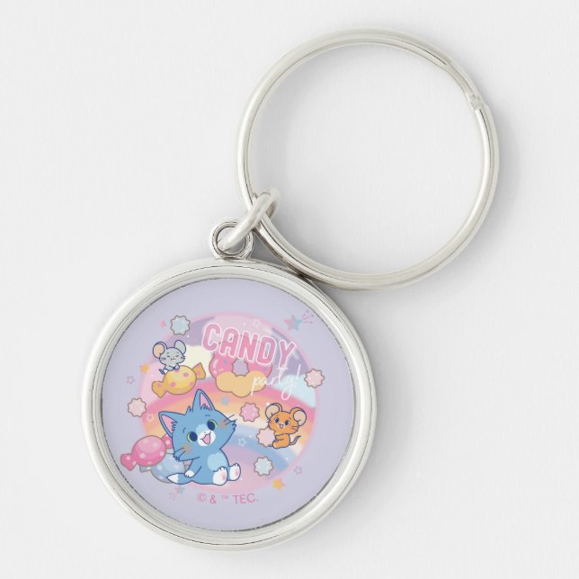 Anime Tom and Jerry Candy Party Key Ring (Front)