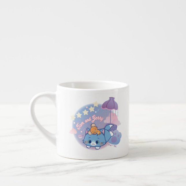 Anime Tom and Jerry Dreamy Nights Espresso Cup (Left)