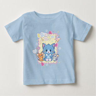 Anime Tom and Jerry Strawberry Fun Baby T-Shirt