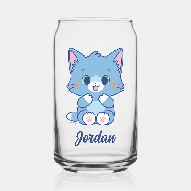 Anime Tom and Jerry - Tom Can Glass (Front)