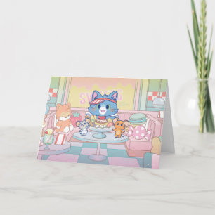 Anime Tom, Jerry, and Tuffy Dessert Parlour Card