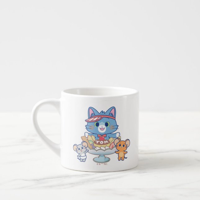 Anime Tom, Jerry, and Tuffy Dessert Parlour Espresso Cup (Left)