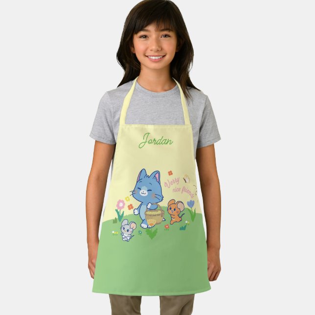 Anime Tom, Jerry, and Tuffy Picnic Apron (Insitu)
