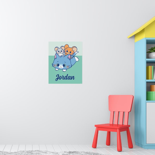 Anime Tom, Jerry, and Tuffy Poster (Nursery 1)