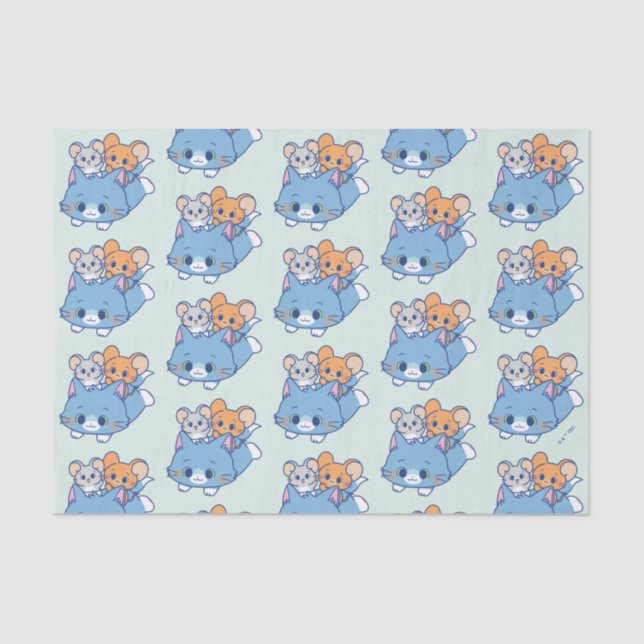 Anime Tom, Jerry, and Tuffy Tissue Paper (Front)