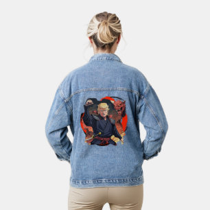 Anime Trump - Raised Fist Denim Jacket