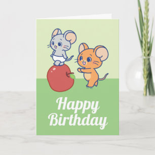 Anime Tuffy and Jerry Apple Rolling Card