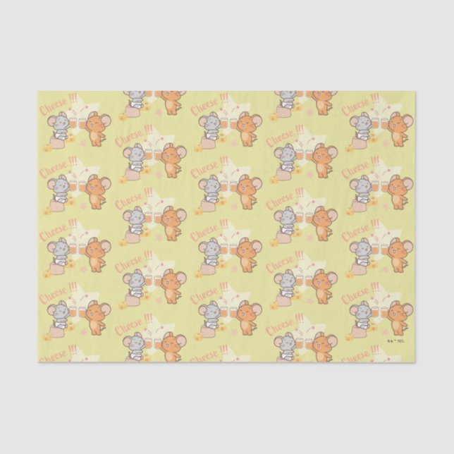 Anime Tuffy and Jerry Cheers to Cheese Tissue Paper (Front)