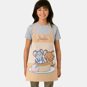 Anime Tuffy and Jerry Cheesecake Apron