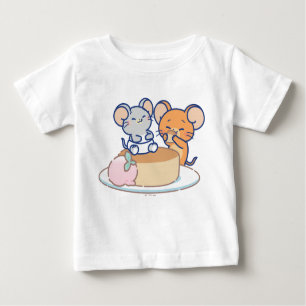 Anime Tuffy and Jerry Cheesecake Baby T-Shirt