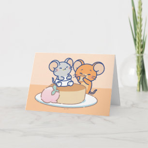 Anime Tuffy and Jerry Cheesecake Card