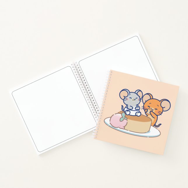 Anime Tuffy and Jerry Cheesecake Notebook (Inside)