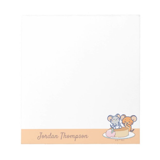 Anime Tuffy and Jerry Cheesecake Notepad (Front)