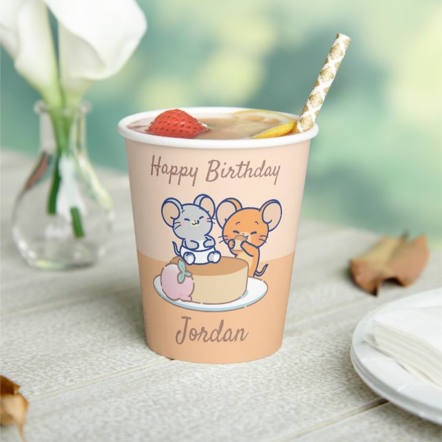 Anime Tuffy and Jerry Cheesecake Paper Cups (Insitu)