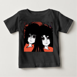 Anime Twins Baby T-Shirt