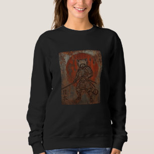 Anime Ukiyo-e Japanese Vintage Warrior Samurai Red Sweatshirt
