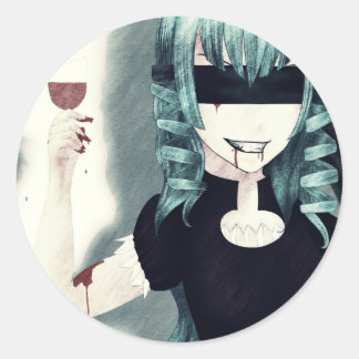 Anime vampire girl stickers