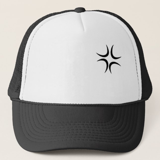 anime vane pulse trucker hat (Front)