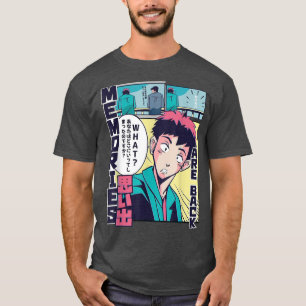 Anime Vaporwave Memories Cool Fun Retro Cartoon Ar T-Shirt