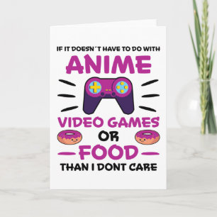 Anime Video Games Food Manga Japan Fun Kawaii Gift Card