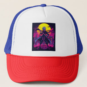 Anime Violet – Bold & Dreamy Aesthetics Trucker Hat