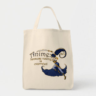Anime VS Reality Tote Bags