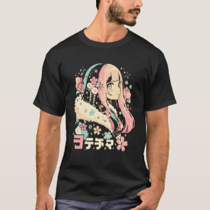 Anime Waifu Cute Anime Manga Cat Girl Sweet Retro  T-Shirt