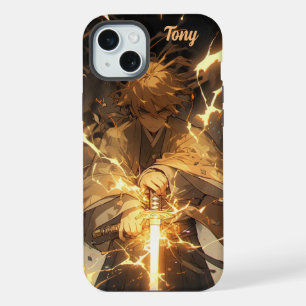 Anime warrior iPhone 15 plus case