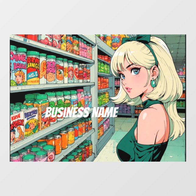 Anime Window Cling (Sheet)