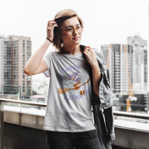 Anime Witch Girl In Broom  T-Shirt