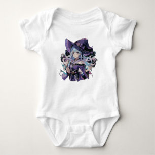 Anime/Witch/halloween Baby Bodysuit