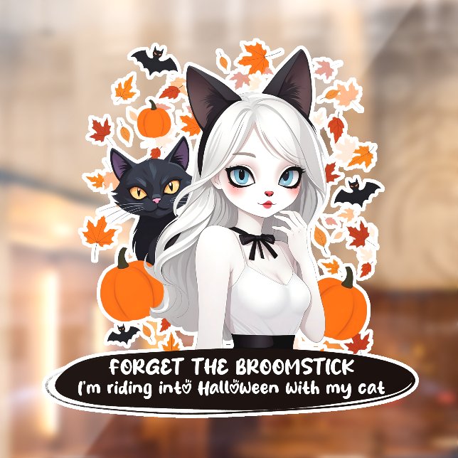 Anime woman with black cat. (Sheet 2)