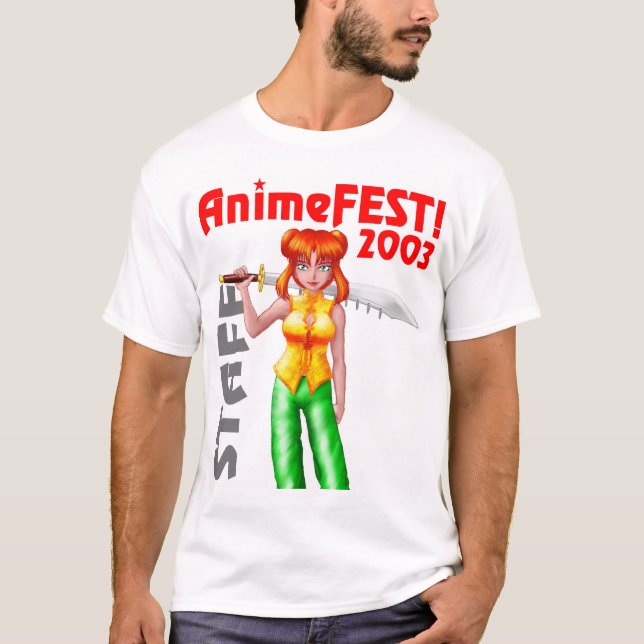 AnimeFEST! 2003 Staff T-Shirt (Front)