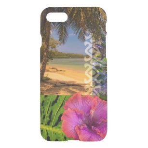 Anini Beach, Kauai Hawaiian Collage iPhone SE/8/7 Case