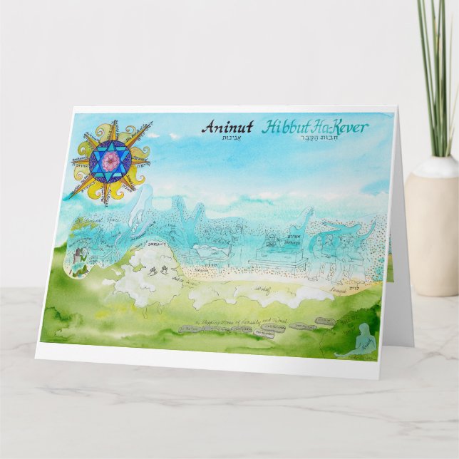 Aninut: Map the Journey: The Mourner & the Soul Card (Front)