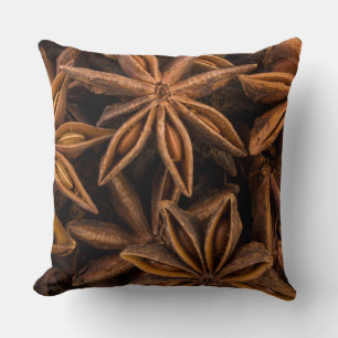 Anise Stars Pattern Cushion