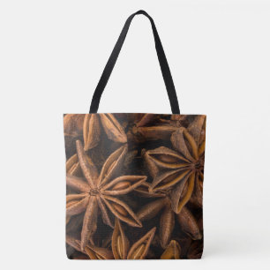 Anise Stars Pattern Tote Bag