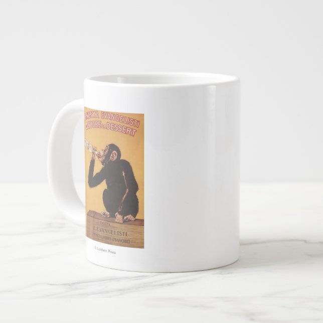 Anisetta Evangelisti Liquore da Dessert Large Coffee Mug (Front Left)