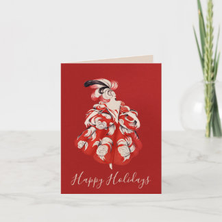 Anisette Red Holiday Folded Card