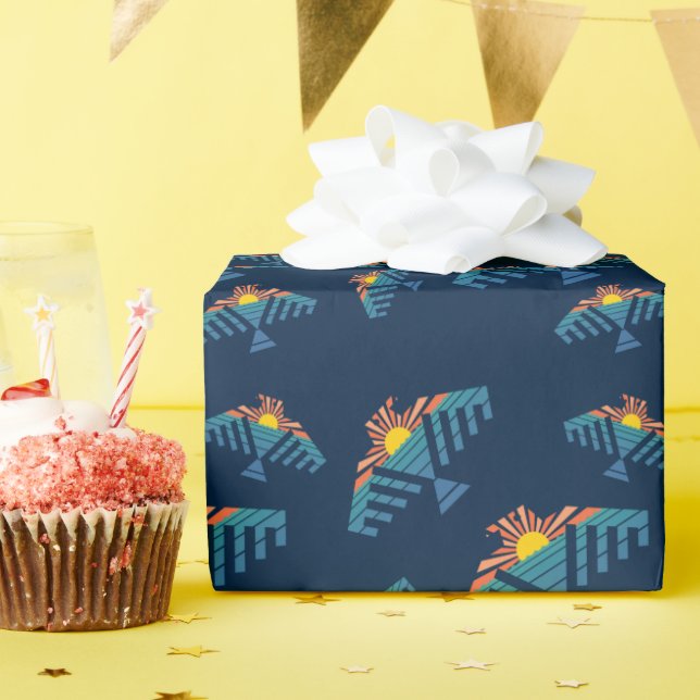 anishinaabe sunset wrapping paper (Birthday Party)