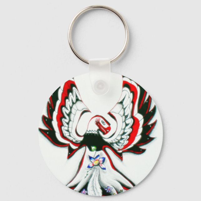 Anishinaabe Thunderbird Key Ring (Front)
