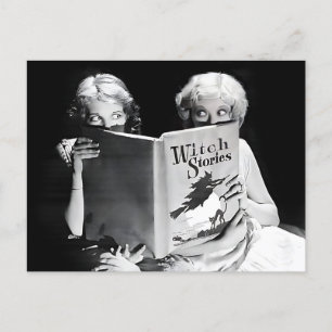 Anita Page & Gwen Lee Movie Stars, Halloween Photo Postcard